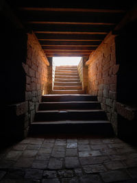 Corridor of old building