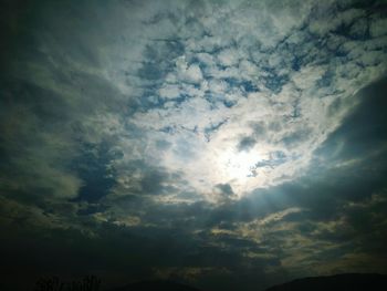 Low angle view of clouds in sky