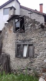 Low angle view of old building