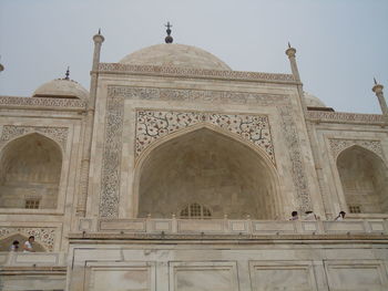 Low angle view of temple