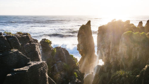 Panoramic view of sea against sky