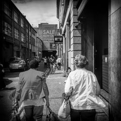 Man standing in city