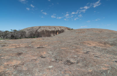 Spectacular wave rock, famous place in the outback of western australia