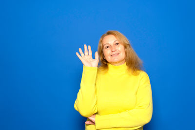 blue