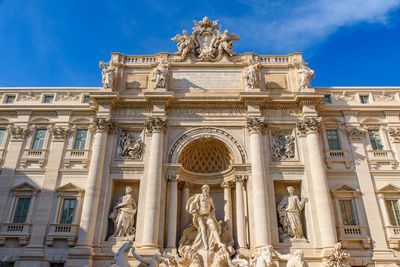 Low angle view of historical building