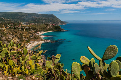 Stunning panorama of capo vaticano from the beacon of the town