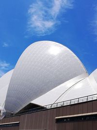 Low angle view of modern building