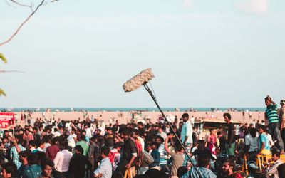 Group of people on the beach