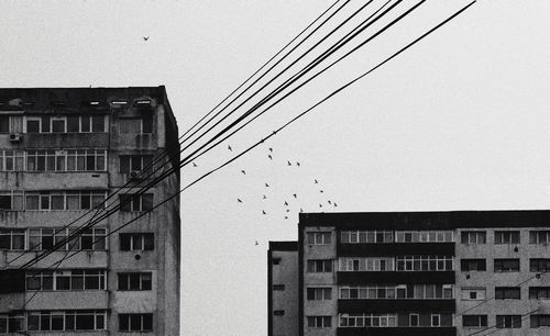 Low angle view of sovietic building