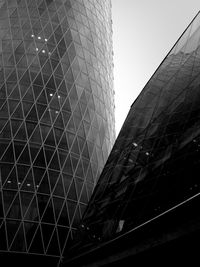Low angle view of modern building