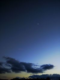 Low angle view of cloudy sky