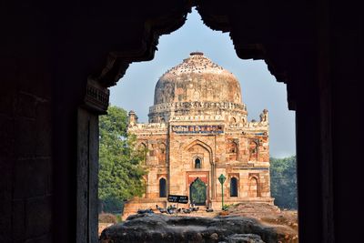 View of temple against sky