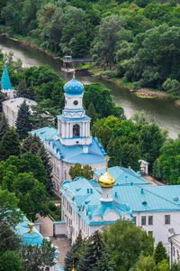 The holy mountains lavra of the holy dormition in svyatogorsk or sviatohirsk, ukraine