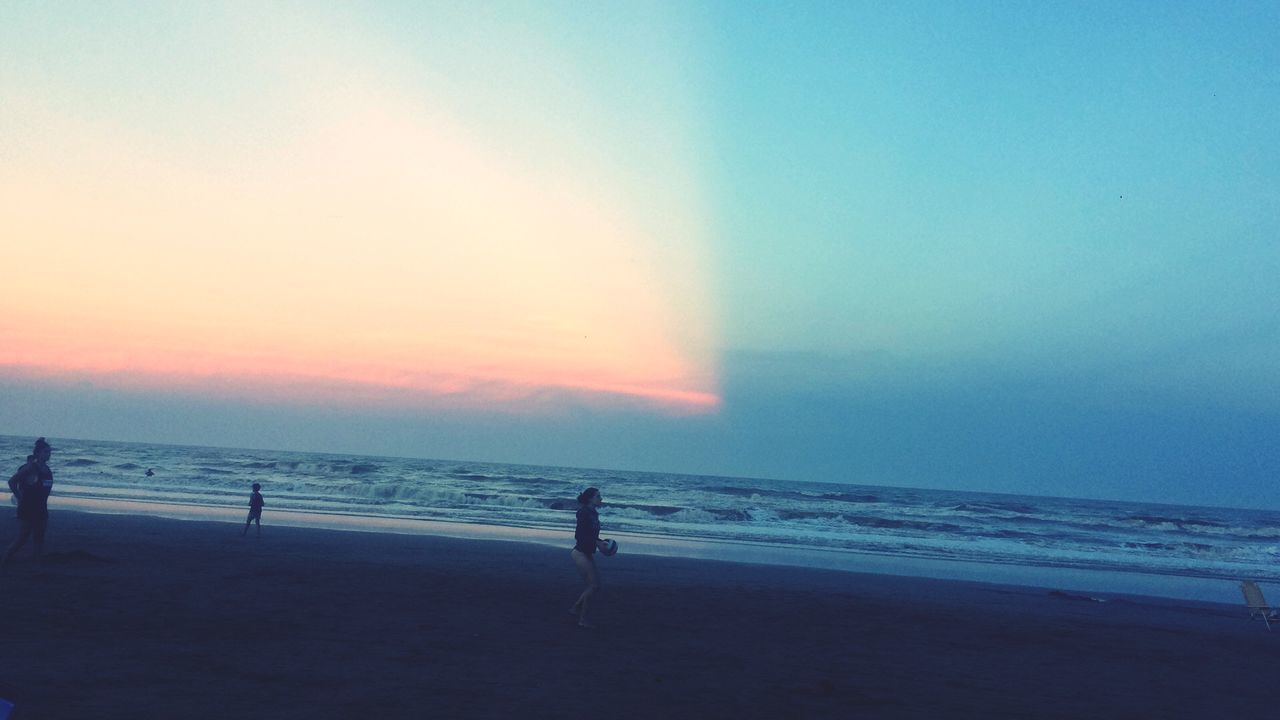 SCENIC VIEW OF BEACH AGAINST CLEAR SKY