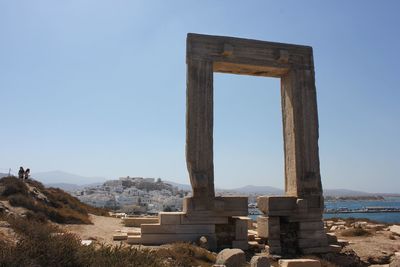 Built structure against clear sky