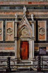 Facade of a temple