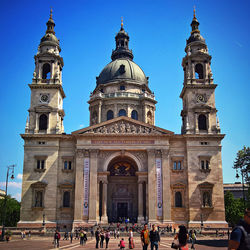 Low angle view of church