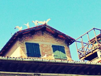 Low angle view of built structure