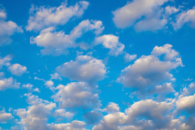 Low angle view of clouds in sky