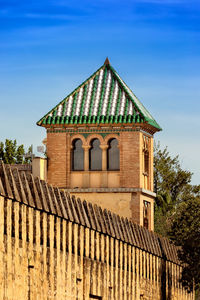 Low angle view of building against sky