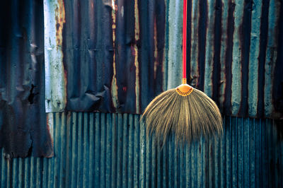 Close-up of corrugated iron