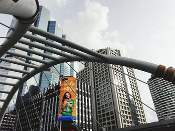 Low angle view of buildings against sky