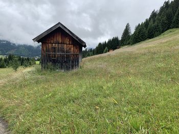 A hay hut in austria