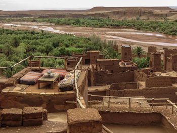 Mud houses in rural morocco 