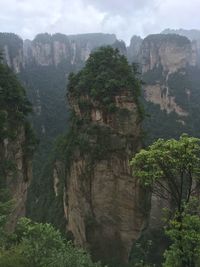 Scenic view of mountains