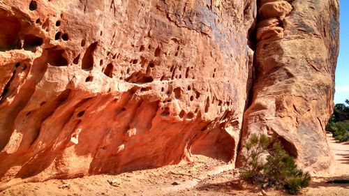 Rock formations on rock formation