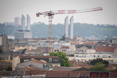 Buildings in city against sky in bordeaux