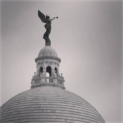 Low angle view of statue