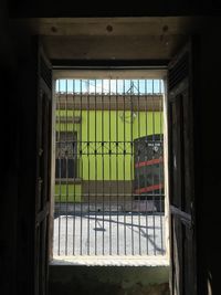 Interior of abandoned building