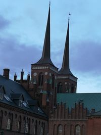 Low angle view of cathedral against sky