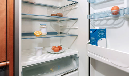 Fruits and vegetables in kitchen