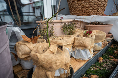 Food for sale at market