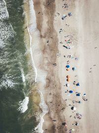 Aerial view of beach