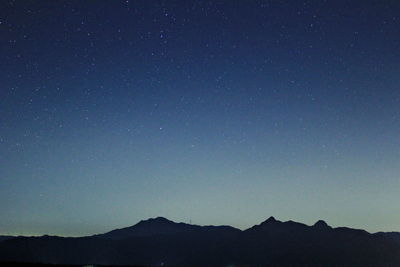 Low angle view of mountain range against sky