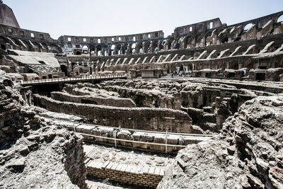 View of coliseum against sky