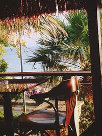 Built structure with trees in background