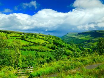 Scenic view of landscape against sky