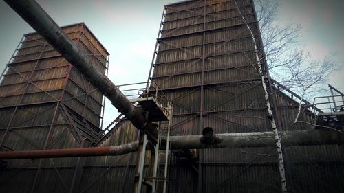 Low angle view of building against sky