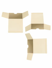 Close-up of papers against white background