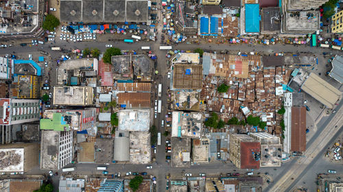 Aerial view of dar es salaam, tanzania