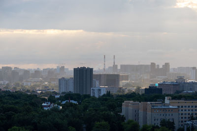 Cityscape against sky