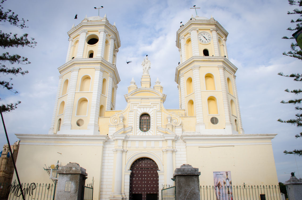 LOW ANGLE VIEW OF A CHURCH