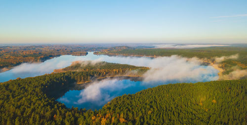 Panoramic view of landscape against sky