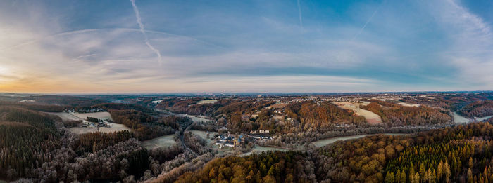 Panoramic view of altenberger dom, germany. altenberg cathedral.