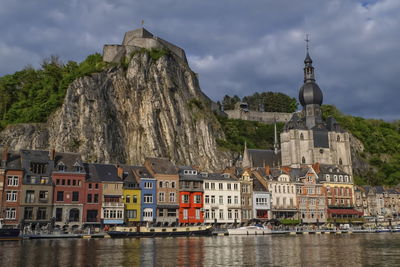 View on dinant city, belgium