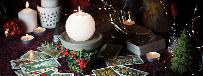 High angle view of food on table